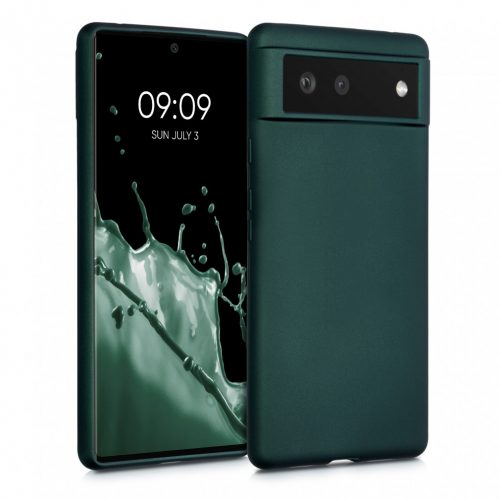 Кейс за Google Pixel 6, Силиконов, Зелен, 55783.14, kwmobile