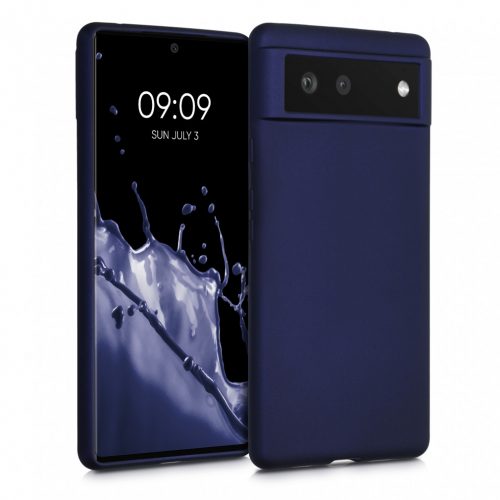 Калъф за Google Pixel 6, Силиконов, Син, 55783.64, kwmobile