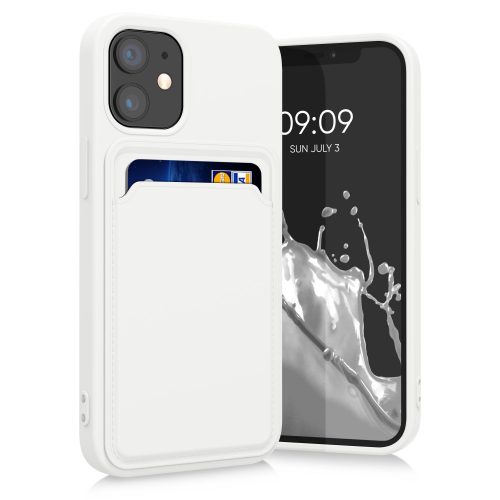 Кейс за iPhone 12 Mini, Силиконов, Бял, 55111.02