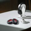 Комплект от 2 възглавнички за слушалки Plantronics BackBeat PRO 2, Kwmobile, черни, еко кожа, 55851.01