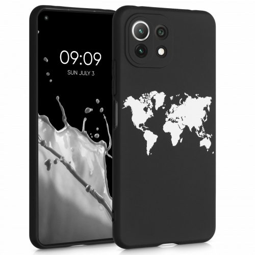 Капак за Xiaomi Mi 11 Lite 5G, Силиконов, Черен, 55094.02