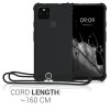 Кейс за Google Pixel 4a 5G, Силиконов, Черен, 55914.01