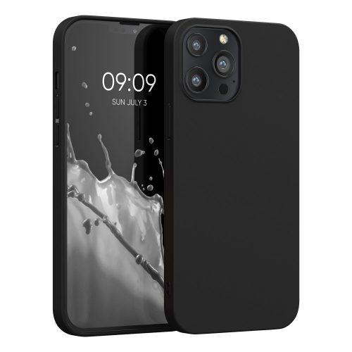 Калъф за iPhone 13 Pro Max, Силиконов, Черен, 55971.47