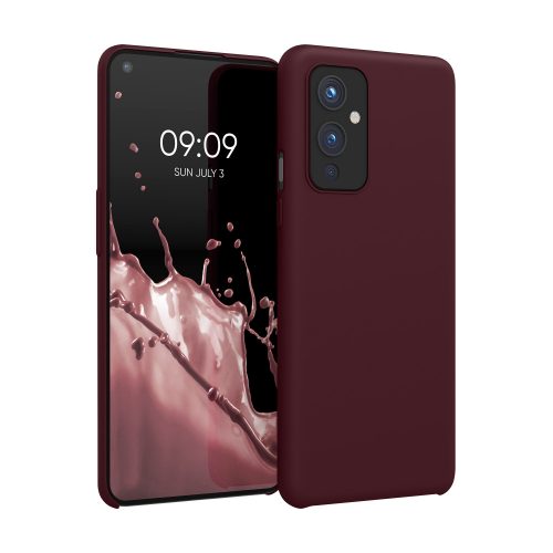 Кейс за OnePlus 9, Силиконов, Червен, 56040.190, kwmobile