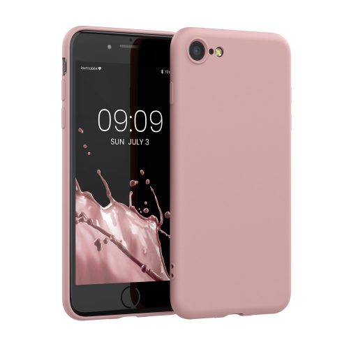 Калъф за iPhone 8 / iPhone 7 / iPhone SE 2, Силиконов, Розов, 49979.193