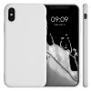 Калъф за Apple iPhone X / iPhone XS, Силиконов, Бял, 42492.02, kwmobile