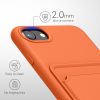 Калъф за Apple iPhone 8 / iPhone 7 / iPhone SE 2, силиконов, оранжев, 55117.29, kwmobile