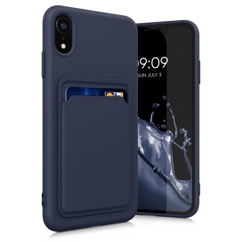 Калъф за Apple iPhone XR, Силиконов, Син, 55116.17, kwmobile