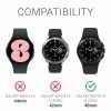 Рамка за циферблат за Samsung Galaxy Watch 4 Classic (46 мм), kwmobile, алуминий, черен, 56178.01