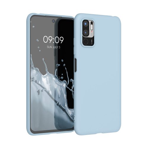 Кейс за Xiaomi Redmi Note 10 5G, Силиконов, Син, 54947.58, kwmobile