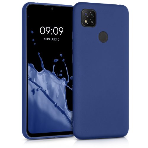 Капак за Xiaomi Redmi 9C, Силиконов, Син, 53273.64, kwmobile