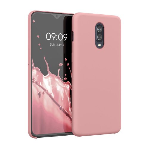 Калъф за OnePlus 6T, Силиконов, Розов, 46316.193, kwmobile