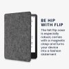 Капак за Kindle Paperwhite 11, текстилен, сив, kwmobile, 56259.19