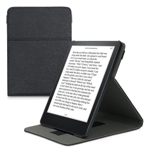 Калъф за Kindle Paperwhite 11, еко кожа, сив, kwmobile, 56263.01