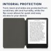 Капак за Kindle Paperwhite 11, Еко кожа, Сив, kwmobile, 56257.03