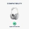 Комплект от 2 възглавнички за слушалки Apple AirPods Max, Kwmobile, Син, Екологична кожа, 55895.04