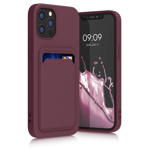 Калъф за Apple iPhone 12 / iPhone 12 Pro, Силиконов, Лилав, 55112.190, kwmobile