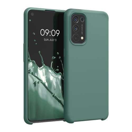 Калъф за OPPO Find X3 Lite, силиконов, зелен, 55201.166, kwmobile