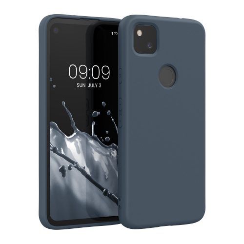 Калъф за Google Pixel 4a, Силиконов, Син, 52622.202, kwmobile