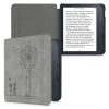 Калъф за Kobo Libra 2, Екологична кожа, Сив, kwmobile, 56579.01