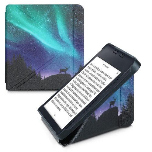 Калъф за Kobo Libra 2, Екологична кожа, Многоцветен, kwmobile, 56577.07