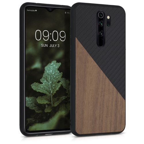 Калъф за Xiaomi Redmi Note 8 Pro, дърво, кафяв, 56622.01, kwmobile