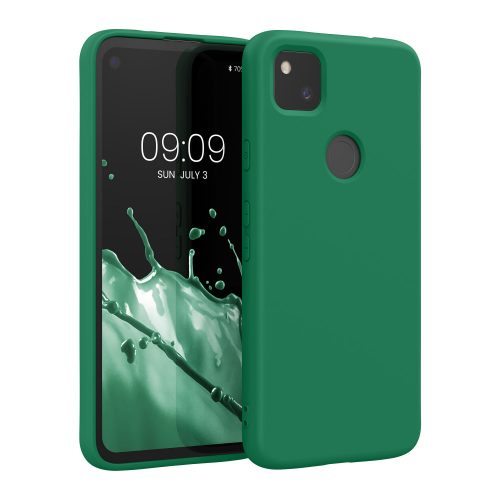 Кейс за Google Pixel 4a, Силиконов, Зелен, 52622.227, kwmobile