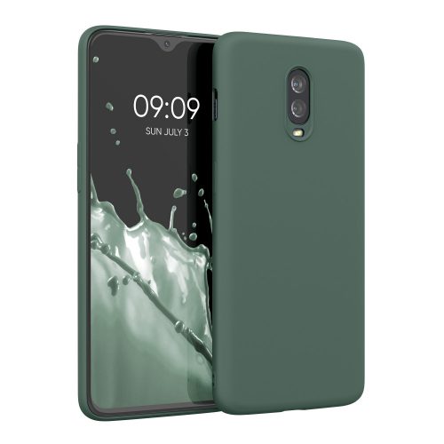 Калъф за OnePlus 6T, Силиконов, Зелен, 55347.166, kwmobile