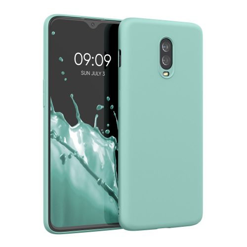 Калъф за OnePlus 6T, Силиконов, Зелен, 55347.50, kwmobile