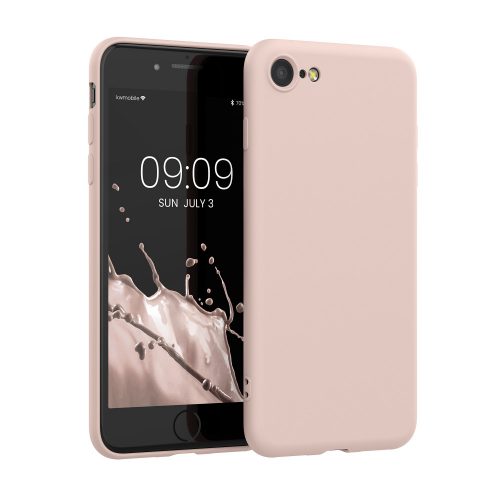 Калъф за Apple iPhone 8 / iPhone 7 / iPhone SE 2, силиконов, розов, 49979.225, kwmobile