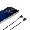 Комплект 2 каишки за слушалки Samsung Galaxy Buds 2, Kwmobile, лилаво/черно, силикон, 56697.108