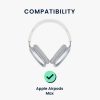 Каишка за слушалки Apple Airpods Max, Kwmobile, Бяла, Силикон, 56698.02