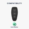 Капак за автомобилен ключ за Ford - 3 бутона - Keyless Go, kwmobile, пластмаса, многоцветен, 56731.02