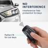 Капак за автомобилен ключ за BMW - 3 бутона - Keyless Go, kwmobile, пластмаса, черен, 56723.03