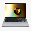 Капак клавиатура за Apple MacBook Pro 14" (2021), Kwmobile, черен, силикон, 56748.01