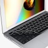 Капак клавиатура за Apple MacBook Pro 14" (2021), Kwmobile, черен, силикон, 56748.01