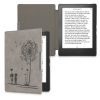 Капак за Kobo Aura H2O Edition 1, Екологична кожа, Сив, kwmobile, 56872.02