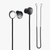 Комплект от 2 каишки за слушалки Samsung Galaxy Buds Pro, Kwmobile, черно/бяло, силикон, 56874.02