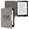 Капак за Kobo Aura One, Екологична кожа, Сив, kwmobile, 56873.02