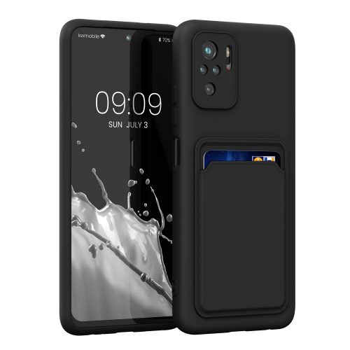 Калъф за Xiaomi Redmi Note 10 / Redmi Note 10S, Силиконов, Черен, 56956.47, kwmobile