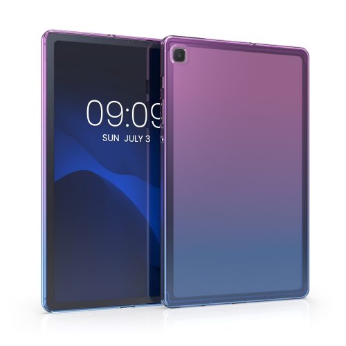 Калъф за Samsung Galaxy Tab S6 Lite (2022), Kwmobile, лилав/син, силикон, 52242.03