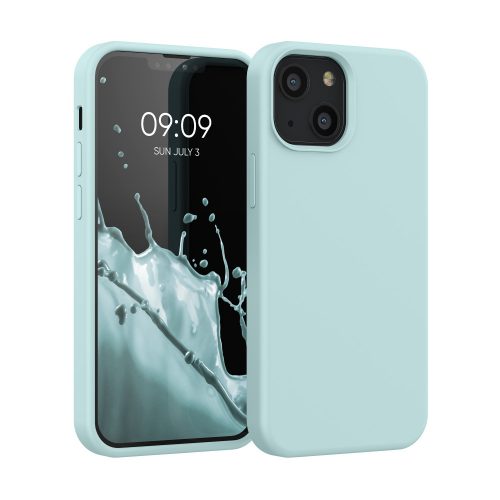 Калъф за Apple iPhone 13 Mini, Силиконов, Зелен, 55877.71, kwmobile