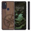 Калъф за Motorola Moto G60s, дърво, кафяв, 57067.01, kwmobile