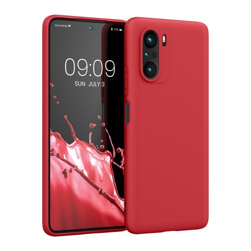 Калъф Kwmobile за Xiaomi Mi 11i/Poco F3, Силиконов, Червен, 57026.208