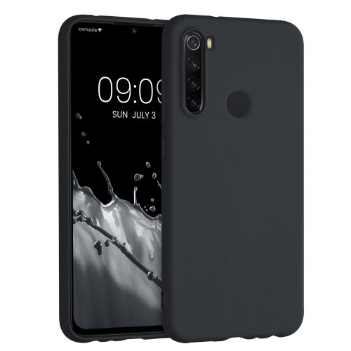 Капак за Xiaomi Redmi Note 8, Силиконов, Черен, 50180.186, kwmobile