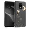 Калъф Kwmobile за Xiaomi Redmi Note 9S/Redmi Note 9 Pro/Redmi Note 9 Pro Max, силиконов, прозрачен/златен, 52149.10