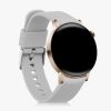 Комплект от 2 каишки за Huawei Watch GT 3 (42mm), kwmobile, силикон, черен / бял, 57109.01