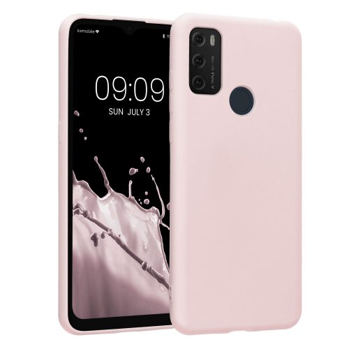 Калъф Kwmobile за Alcatel 1S (2021), Силиконов, Розов, 54466.225