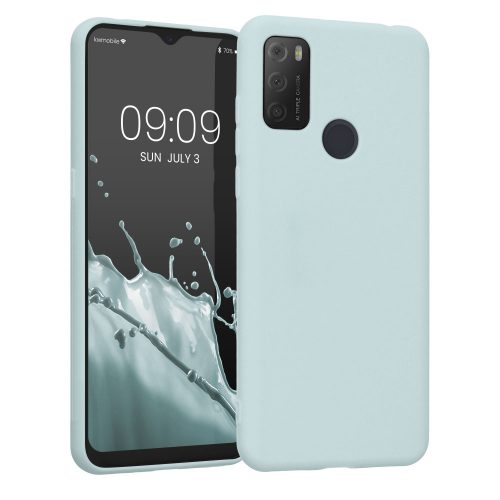 Калъф Kwmobile за Alcatel 1S (2021), силиконов, зелен, 54466.200