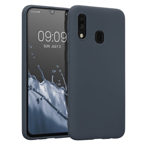 Калъф Kwmobile за Samsung Galaxy A40, силиконов, син, 48547.186